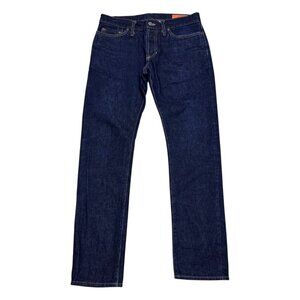 JEAN SHOP Japanese Raw Selvedge Denim Dark Wash Designer Pants Jeans Mens 31x32